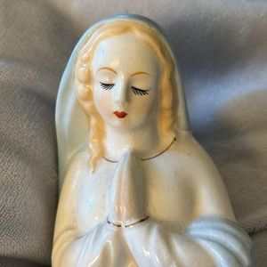Virgin Mary headvase midCentury